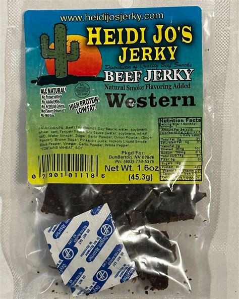 Our Elk Jerky is hickory smoked with a hint of black pepper and slowly dried to give the same high quality you have come to expect from our great tasting jerky. . Heidi jos jerky